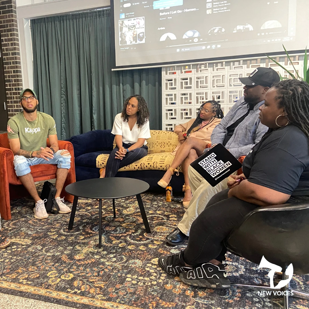 The ‘On the Hush Black Repro in Cleveland’ event was a success! New Voices’ Ohio State Manager, Donny, partnered with Planned Parenthood Ohio and NAACP Cleveland to host a listening event.