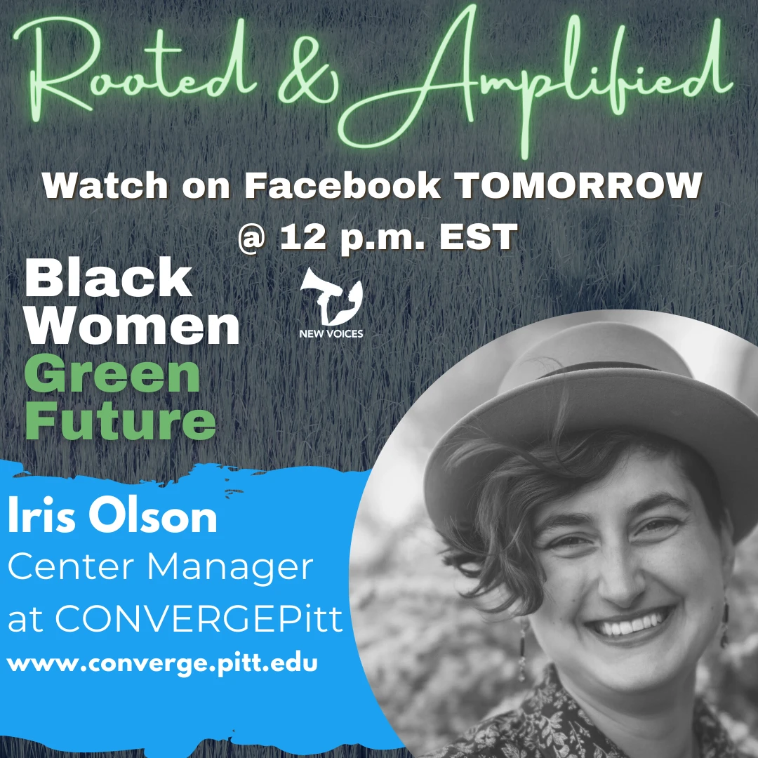 Join us TOMORROW at 12 p.m. on Facebook or YouTube for the premier of our June episode of Rooted & Amplified, our bi-monthly series where we examine Environmental Justice issues and learn more about the leaders shaping the movement.